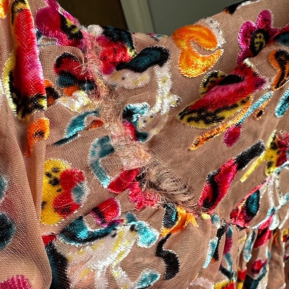 Hutch Mauve Floral V-Neck Maxi Jumpsuit - Picture 8 of 9